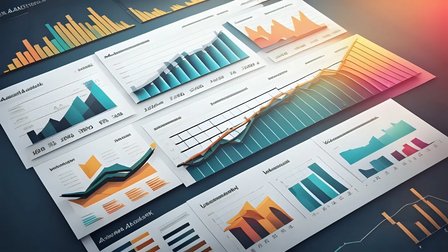 Animated image of financial documents
